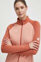 Mammut felpa da sport Aconcagua arancione 1014.04461