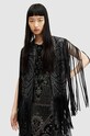 AllSaints vesta din piele ELIAS GILET necaptusit negru W040LA