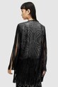 AllSaints vesta din piele ELIAS GILET negru W040LA