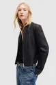 Kožna jakna AllSaints SADLER JACKET crna