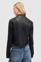 Odzież AllSaints kurtka skórzana SADLER JACKET WL508Z czarny