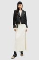 AllSaints geaca de piele BALFERN MINI STUD BI WL573Z negru