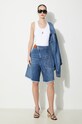 JW Anderson giacca di jeans Twisted Jacket DJ0030.PG1164.804 blu SS24