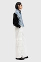 AllSaints geaca CHLO DENIM SWEAT JKT W044OA albastru