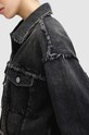 Îmbrăcăminte AllSaints geacă din denim CLAUDE FRAY JACKET W041OA negru