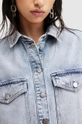 AllSaints farmerdzseki TOVE SS DENIM SHIRT 50% Természetes pamut, 40% lyocell, 10% pamut