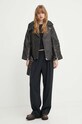 By Malene Birger kurtka skórzana BEATR ISSE Q71742002Z czarny SS24