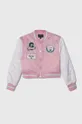 ροζ Παιδικό μπουφάν bomber Guess Για κορίτσια
