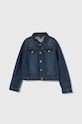 Detská rifľová bunda Guess bez kapucne modrá J4RL09.D45E0.PPYH