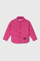 Calvin Klein Jeans kurtka dziecięca bez kaptura różowy IG0IG01814.128.176.PPYH