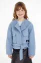 блакитний Дитяча куртка Calvin Klein Jeans Для дівчаток