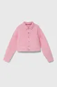 розовый Детская джинсовая куртка HUGO Для девочек
