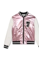 Karl Lagerfeld giacca bomber bambini rosa