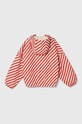 Παιδικό μπουφάν Tommy Hilfiger KG0KG07948.116.122.PPYH κόκκινο SS24