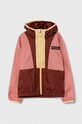 Dječja jakna Columbia Back Bowl Hooded Wi za prijelazno razdoblje roza 2031582.G