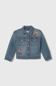 Abercrombie & Fitch geacă din denim pentru copii necaptusit albastru KI244.4006