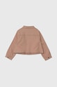 Дитяча джинсова куртка United Colors of Benetton 2RISGN02N.P.Seasonal рожевий SS24