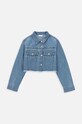 Coccodrillo kurtka jeansowa dziecięca WC4152301JCG granatowy SS24