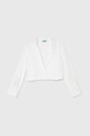 Дитячий піджак United Colors of Benetton тканина білий 290WCW00C.G.Seasonal