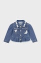 Mayoral giacca in denim per bambini 1434.4J.Baby.PPYH blu SS24