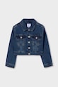 Mayoral kurtka jeansowa dziecięca 6460.8F.Junior.PPYH niebieski SS24