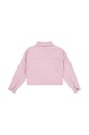 Дитяча джинсова куртка Levi's LVG COLOR BABY BAGGY TRUCKER 3EK106 рожевий SS24