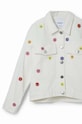 Desigual kurtka jeansowa dziecięca biały 24SGED06