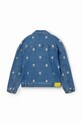 Девочка Детская джинсовая куртка Desigual 24SGED06 голубой