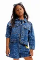 голубой Детская джинсовая куртка Desigual Для девочек