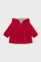 красный Двусторонняя детская куртка Mayoral Newborn Для девочек