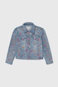 Guess geacă din denim pentru copii necaptusit albastru J4GL03.D45E0.PPYH