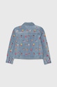 Guess geacă din denim pentru copii J4GL03.D45E0.PPYH albastru SS24