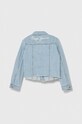 Хлопковая джинсовая куртка Pepe Jeans ISA JACKET JR PG401098 голубой SS24