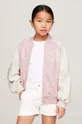 розовый Детская куртка-бомбер Tommy Hilfiger Для девочек