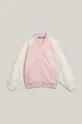 Дитяча куртка-бомбер Tommy Hilfiger рожевий