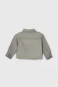Detská rifľová bunda zippy sivá