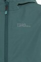 Αδιάβροχο παιδικό μπουφάν Jack Wolfskin MALIMA 1609921.92.152 πράσινο