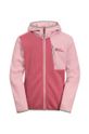 Detská bunda Jack Wolfskin ACTAMICRID MIDLAYER 1610671.G.164.176 ružová SS24