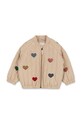 Дитяча куртка-бомбер Konges Sløjd JUNO BOMBER JACKET KS100321 бежевий SS24