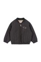 Konges Sløjd kurtka bomber dziecięca JUNO BOMBER JACKET KS100321 szary SS24