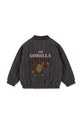 Chłopiec Konges Sløjd kurtka bomber dziecięca JUNO BOMBER JACKET KS100321 szary