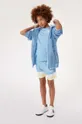 modra Otroška jakna Dkny Otroški