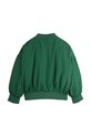 Dětská bomber bunda Mini Rodini Baseball 2421010275 zelená SS24