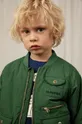 зелений Дитяча куртка-бомбер Mini Rodini