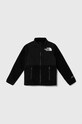 The North Face hanorac polar pentru copii DENALI JACKET imprimeu negru NF0A8A4A