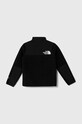 The North Face hanorac polar pentru copii DENALI JACKET NF0A8A4A negru SS24