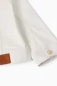 béžová Detská rifľová bunda zippy