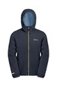 Дитячий дощовик Jack Wolfskin FELDBERG з капюшоном темно-синій 1610651.116.152