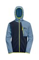 Jack Wolfskin kurtka dziecięca ACTAMICRID MIDLAYER pozostałe niebieski 1610671.116.152