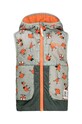 Dětská vesta Jack Wolfskin SMILEYWORLD AOP VEST s podšívkou šedá 1610781.